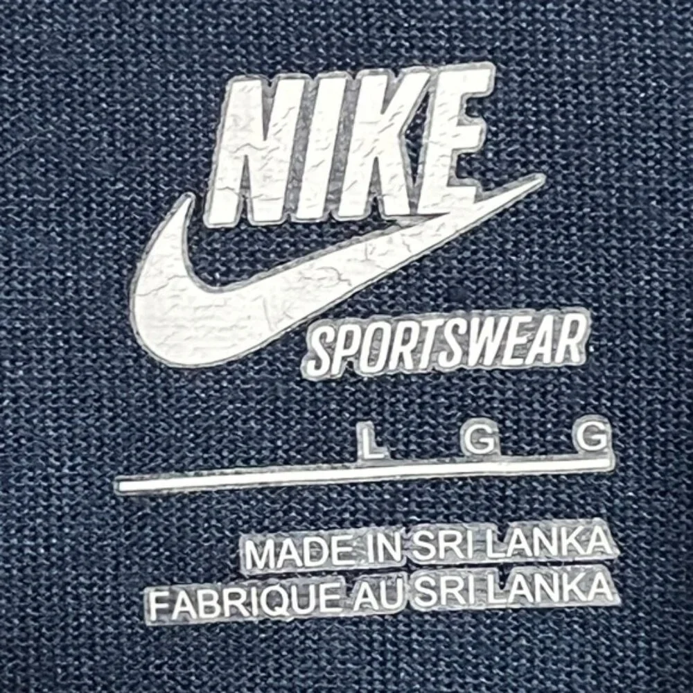Nike Navy Polo | Neon Swoosh | Size L | Sporty & Sharp - Picture 11 of 11